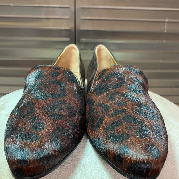 TRASK Genuine calf hair leopard print flats - Picture 3 of 9